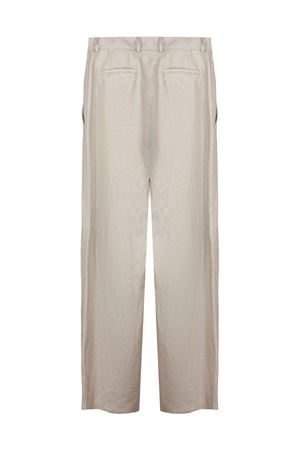 Beige trousers in virgin wool and linen PT TORINO | CDVSFKZ00STDSD810020